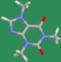Koffein-molekyl