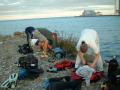 Her gj�r vi utstyret istand
