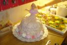 Prinsessekaken (med ekte Barbie)
