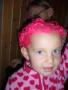 Sara med rosa h�r