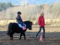 Victoria og Orry p� banen