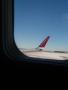 Flyet hadde b�y p� vingetuppen. Det syntes vi var veldig spesielt, ungene ogs�.