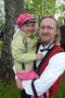 Ruth og Pappa i parken ved Eidsvollsbygningen